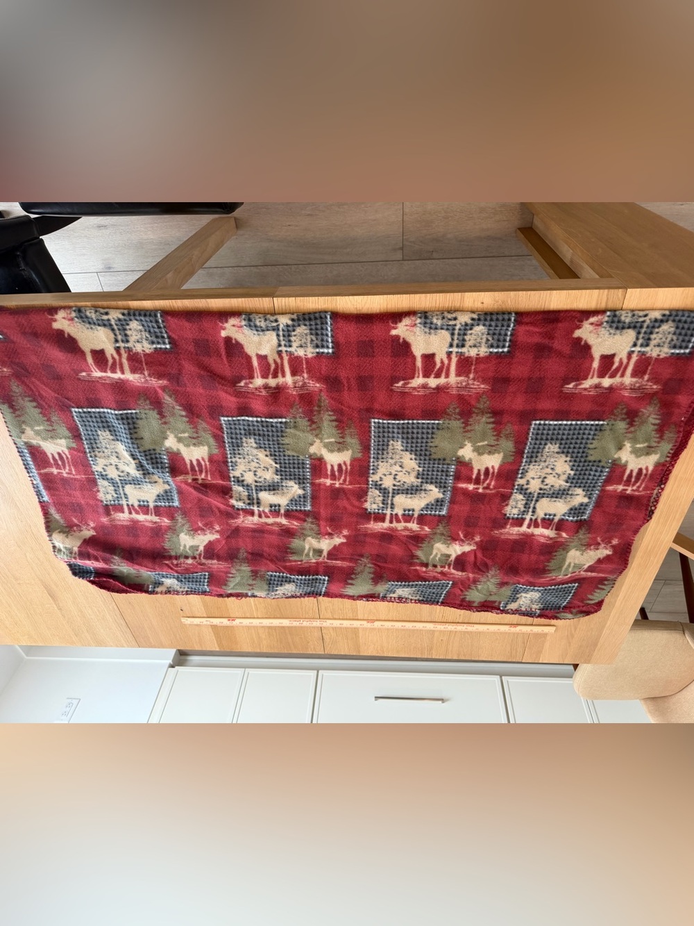 Woods Themed Fleece Blanket 50”x60”
